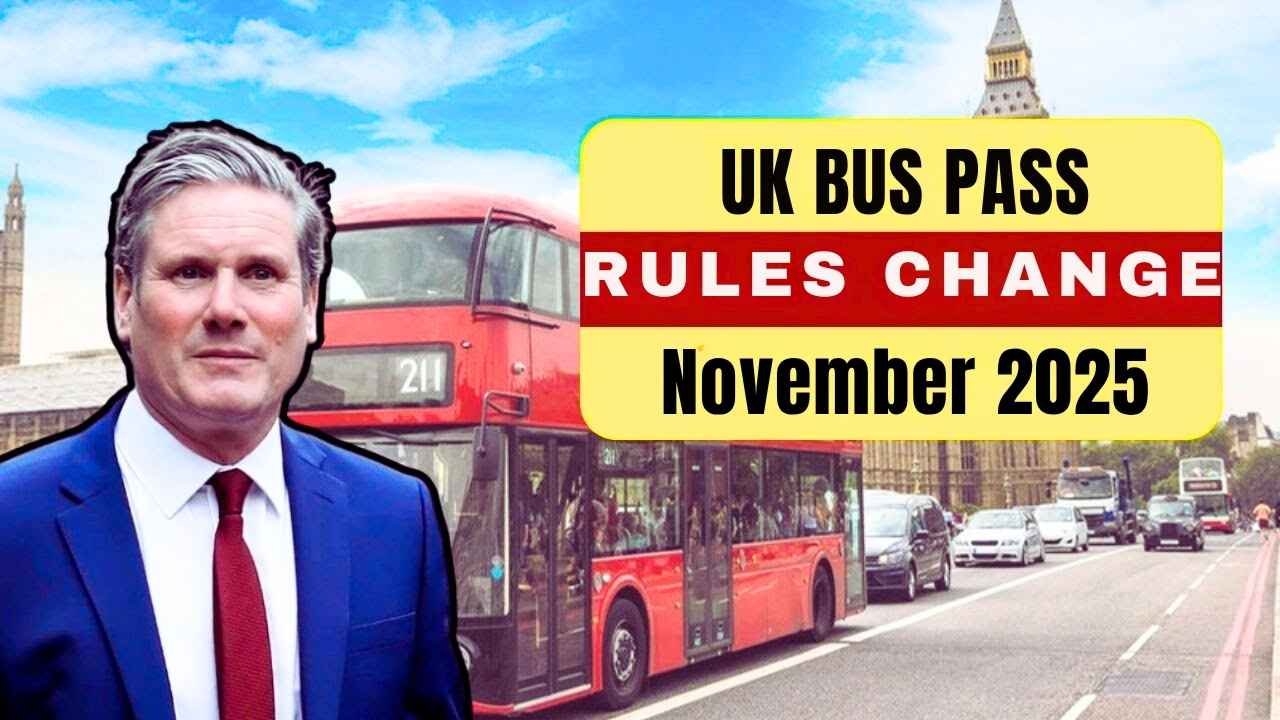 UK Bus Pass Rule Change from 25th November 2025